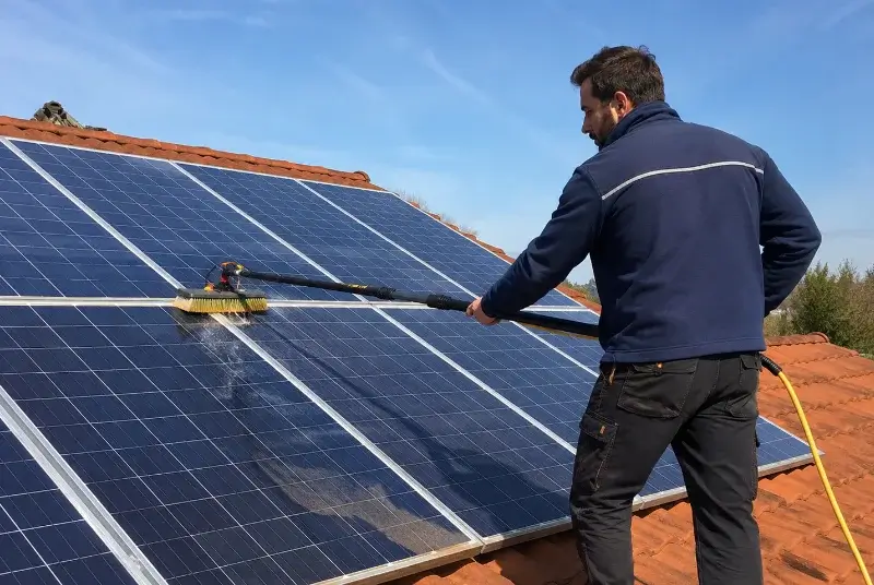 Nettoyage et entretien de panneaux solaires à Baurech